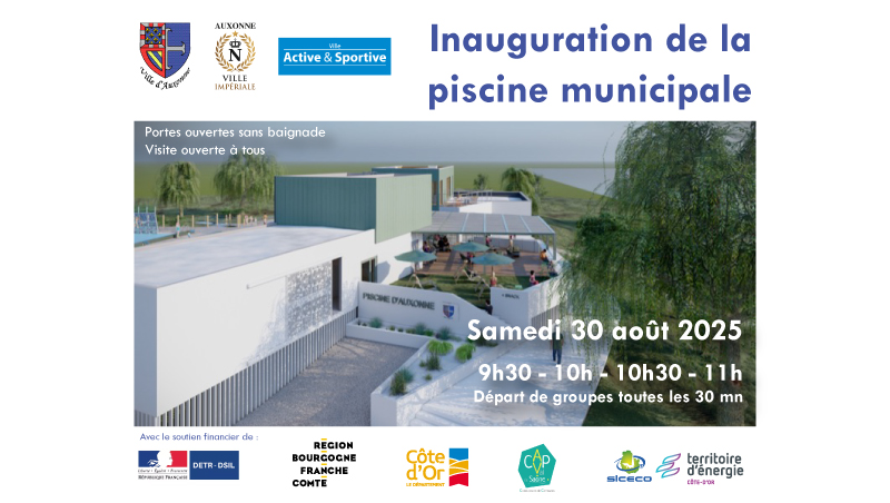 Inauguration de la piscine samedi 30 août