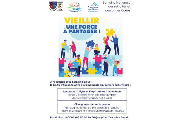 Semaine Bleue : spectacle "Zigue et Flop"
