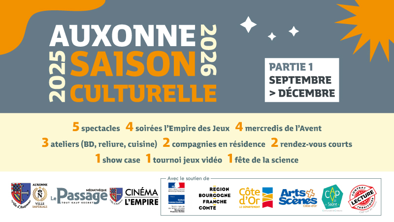 Saison culturelle 2025-2026 - Partie 1