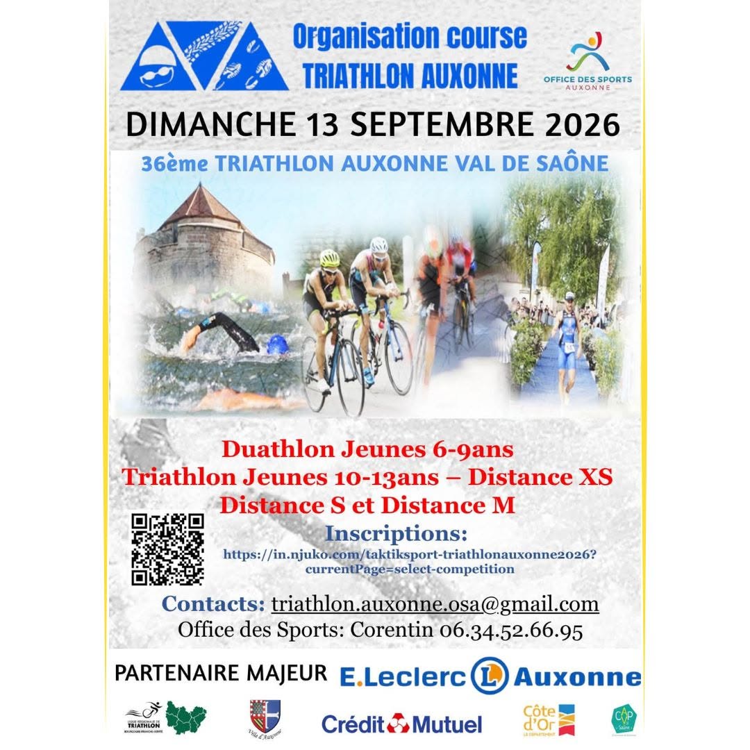 36ᵉ Triathlon Auxonne Val de Saône