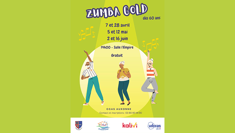 Zumba Gold dès 60 ans avec le CCAS