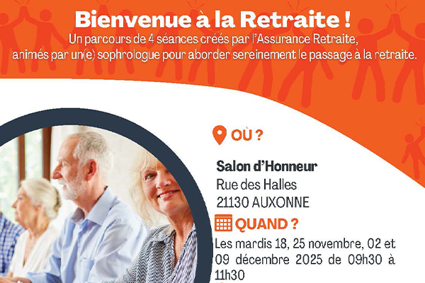 Bienvenue à la retraite