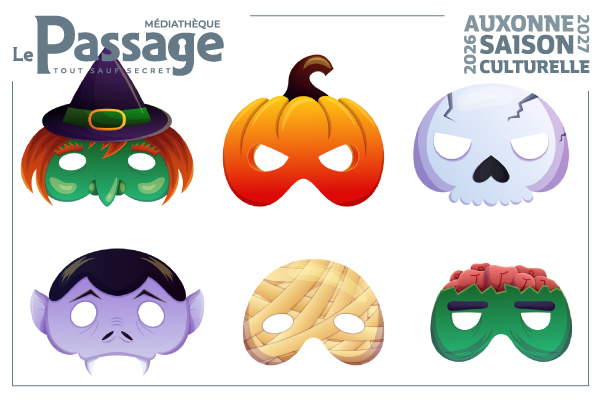 Atelier fabrication de masques d'Halloween