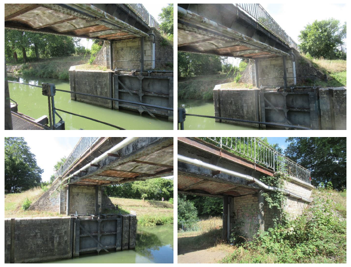 Travaux sur le pont de la porte de garde