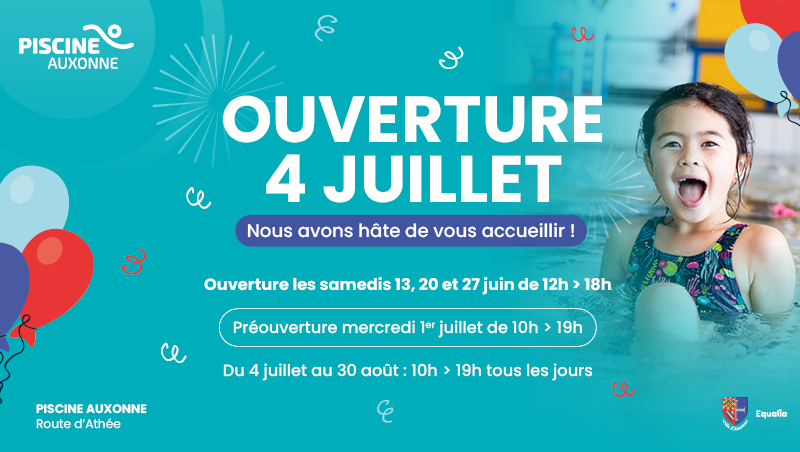 Ouverture de la piscine
