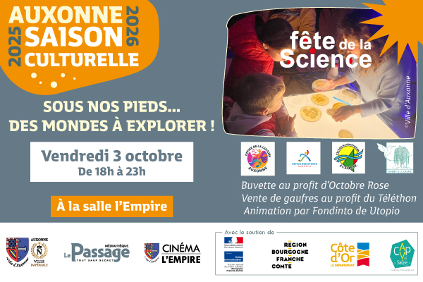 Fête de la Science : Sous nos pieds… des mondes à explorer !