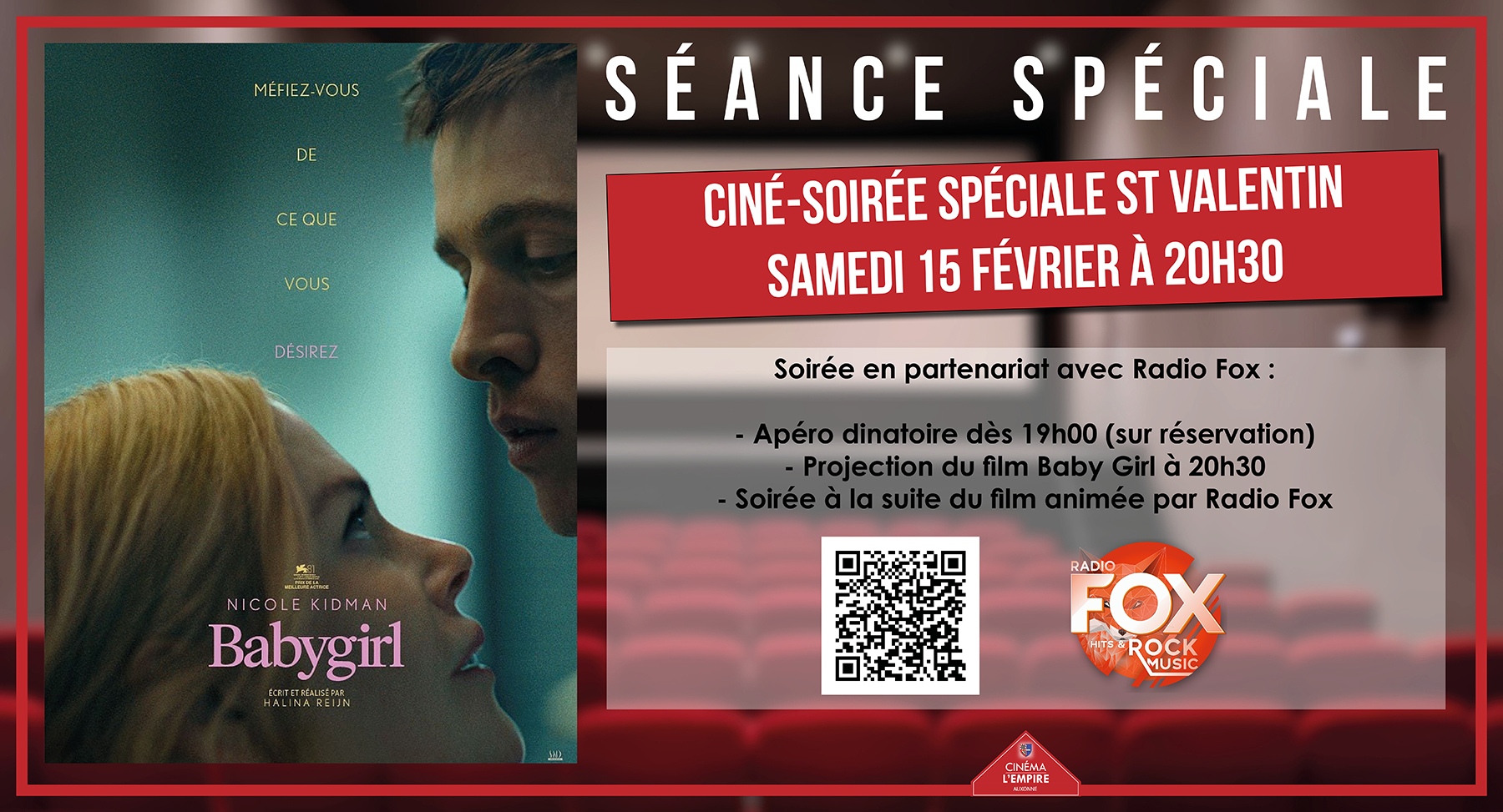 Ciné-Soirée spéciale Saint Valentin : "Baby Girl"